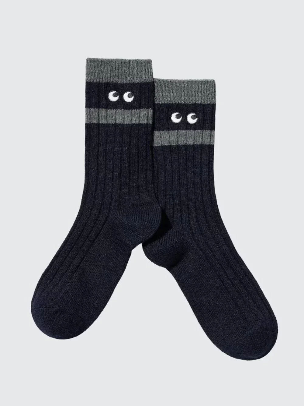 Uniqlo x Anya Hindmarch Heattech Socks - Navy
